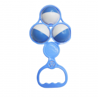 Brinquedo Para Bebe Chocalho Bolas Azuis Solapa - 01 Unidade Pais E Filhos Multicor na Amazon