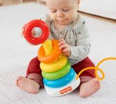 Brinquedo para Bebês Pirâmide de Argolas – Fisher-Price na Amazon
