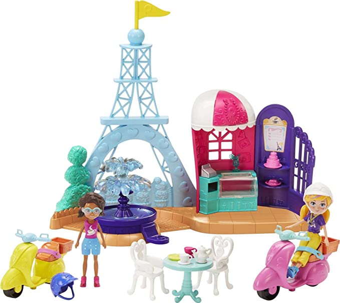 Brinquedo Polly Pocket: Aventuras em Paris – Mattel na Amazon