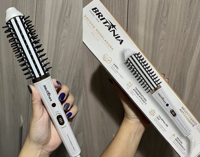 Britânia Escova Modeladora Bec04 Britania Biv Branco na Amazon
