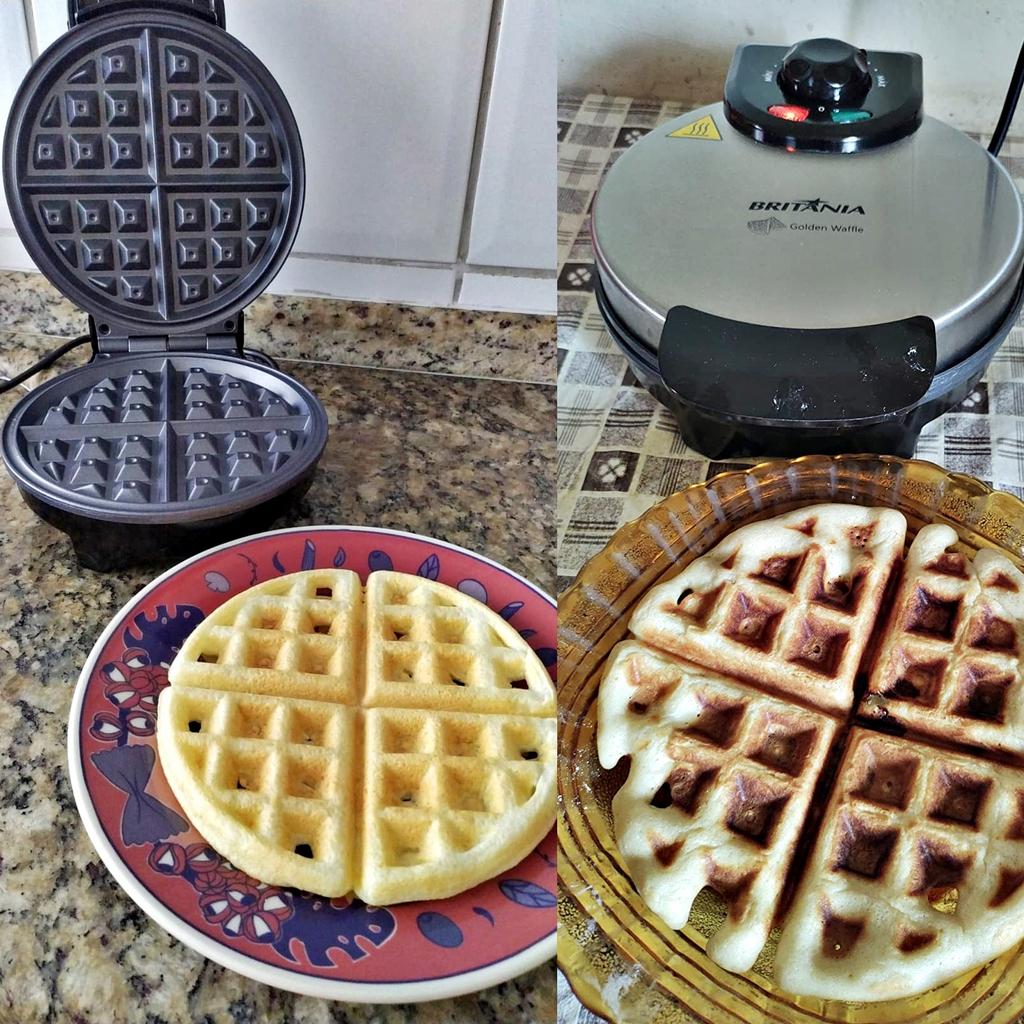 Britânia Golden Waffle Máquina 110V 850W, Prata/Preto na Amazon