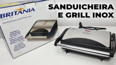 Britânia SANDUICHEIRA E GRILL PRESS 127V, BGR27I na Amazon