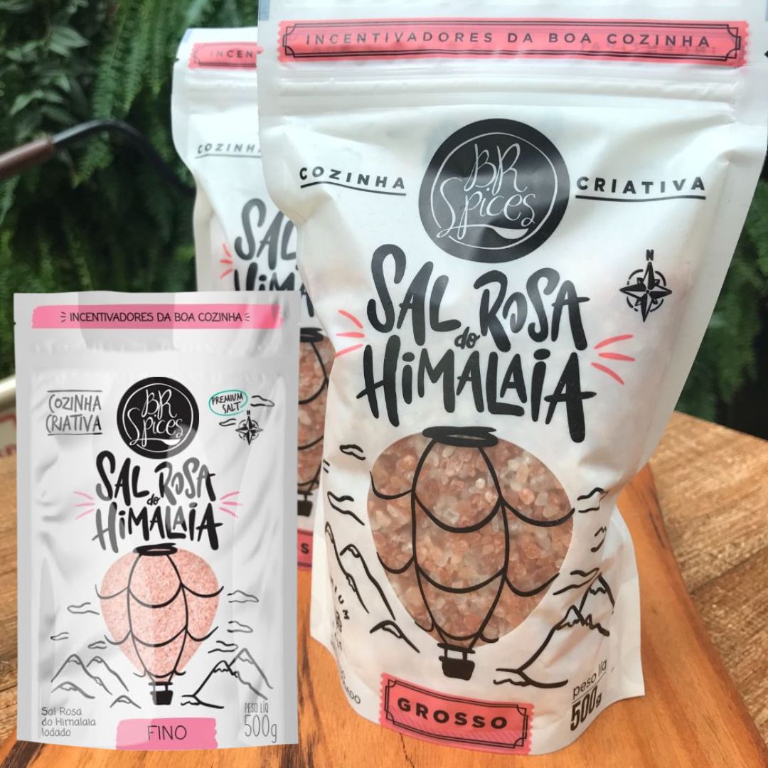 BrSpices – Sal Rosa Do Himalaia Iodado Fino BR Spices Pouch 500G na Amazon