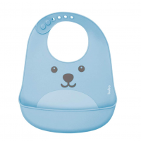 Buba, - Azul, Babador De Silicone Com Pega Migalhas Gumy Bebê Unissex, Azul (Blue), Único na Amazon