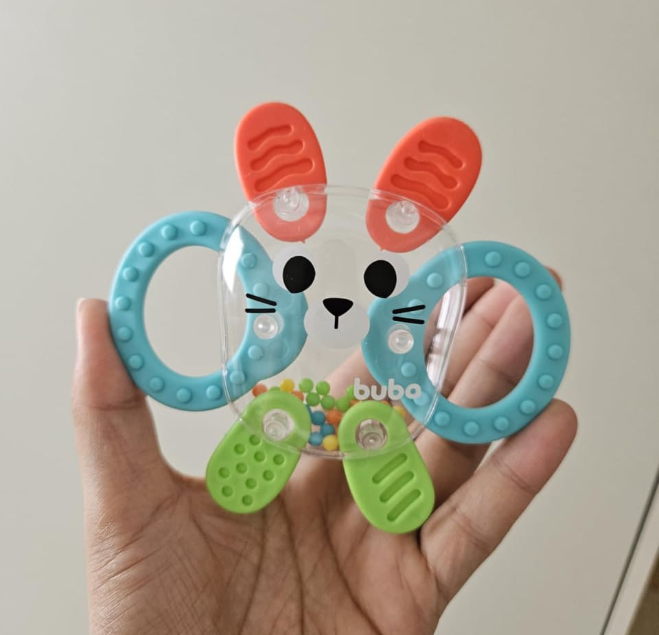 Buba, Chocalho Com Mordedor Coelhinho na Amazon