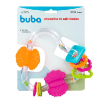 BUBA Chocalho De Atividades Com Mordedor, Colorido, Baby na Amazon
