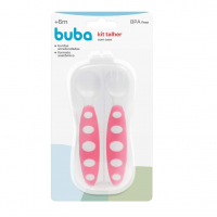 Buba Conjunto De Talheres Com Estojo, Rosa, 14 X 3 Cm na Amazon