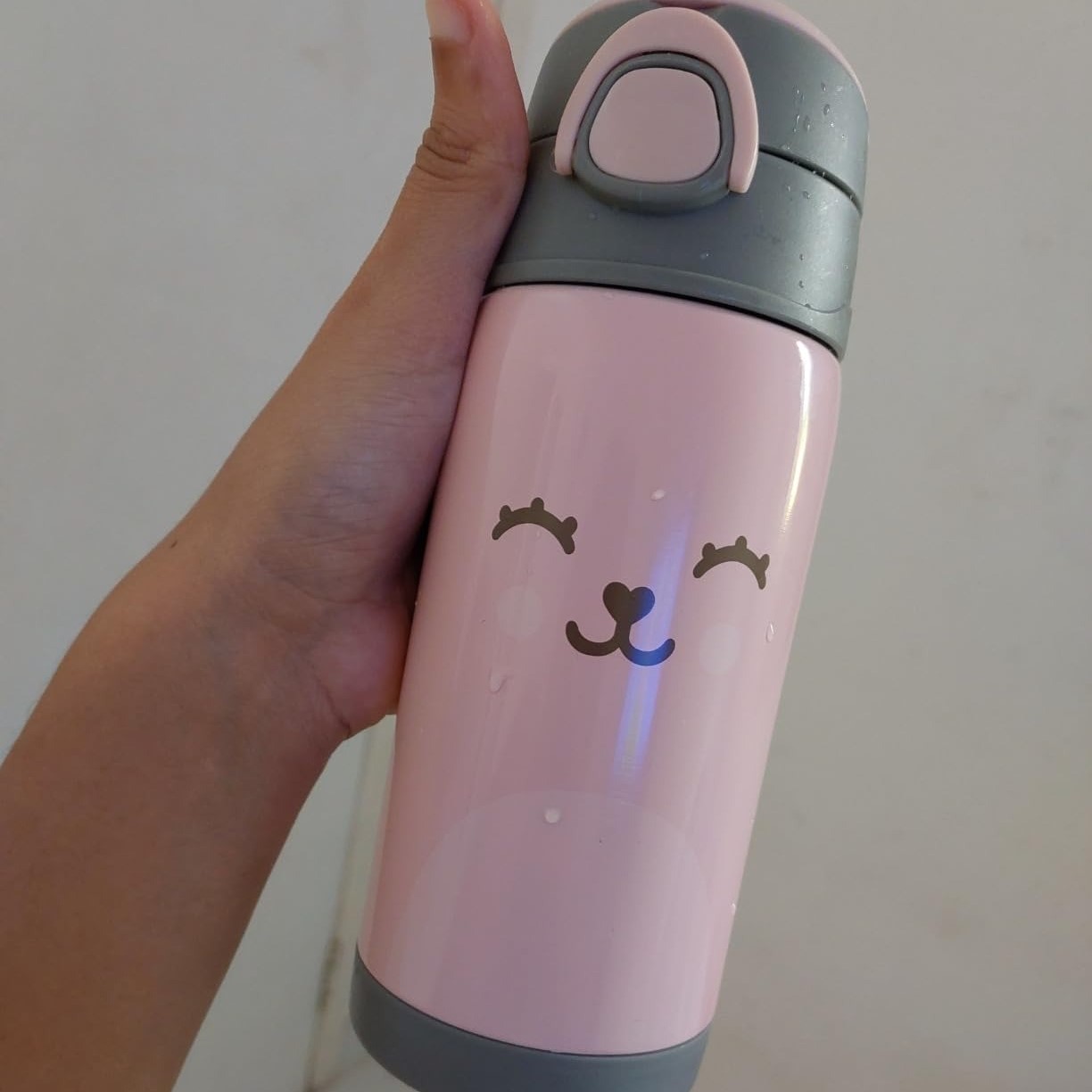 BUBA Garrafa Termica Parede Dupla 400 Ml Gumy – Rosa, Rosa, Tamanho único, Hora da Papinha na Amazon