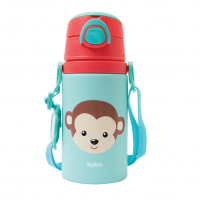 Buba Garrafinha De Aluminio Animal Fun Macaco Colorido na Amazon