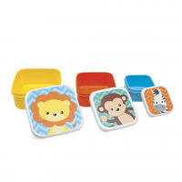 Buba Kit 3 Potinhos Animais Multicor na Amazon