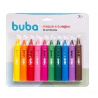 Buba Risque E Apague Com 10 Unidades Colorido na Amazon
