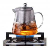 Bule Chaleira De Vidro Copos Transparente Vai Ao Fogo na Amazon