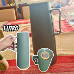 BULE TÉRMICO TRAMONTINA EXATA EM POLIPROPILENO VERDE COM AMPOLA DE VIDRO 1,0 L na Amazon