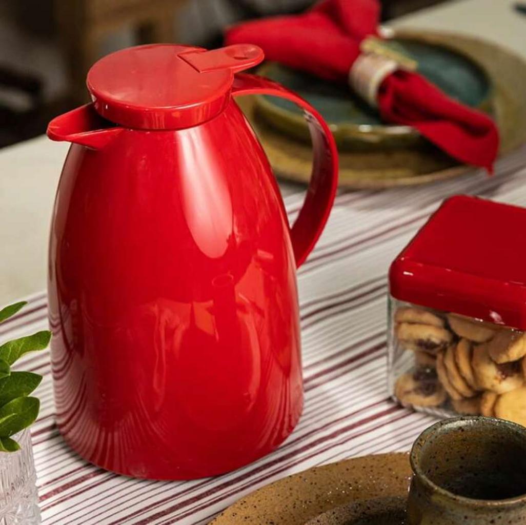 Bule Viena com Gatilho, Invicta, Vermelho Velvet, 1L na Amazon