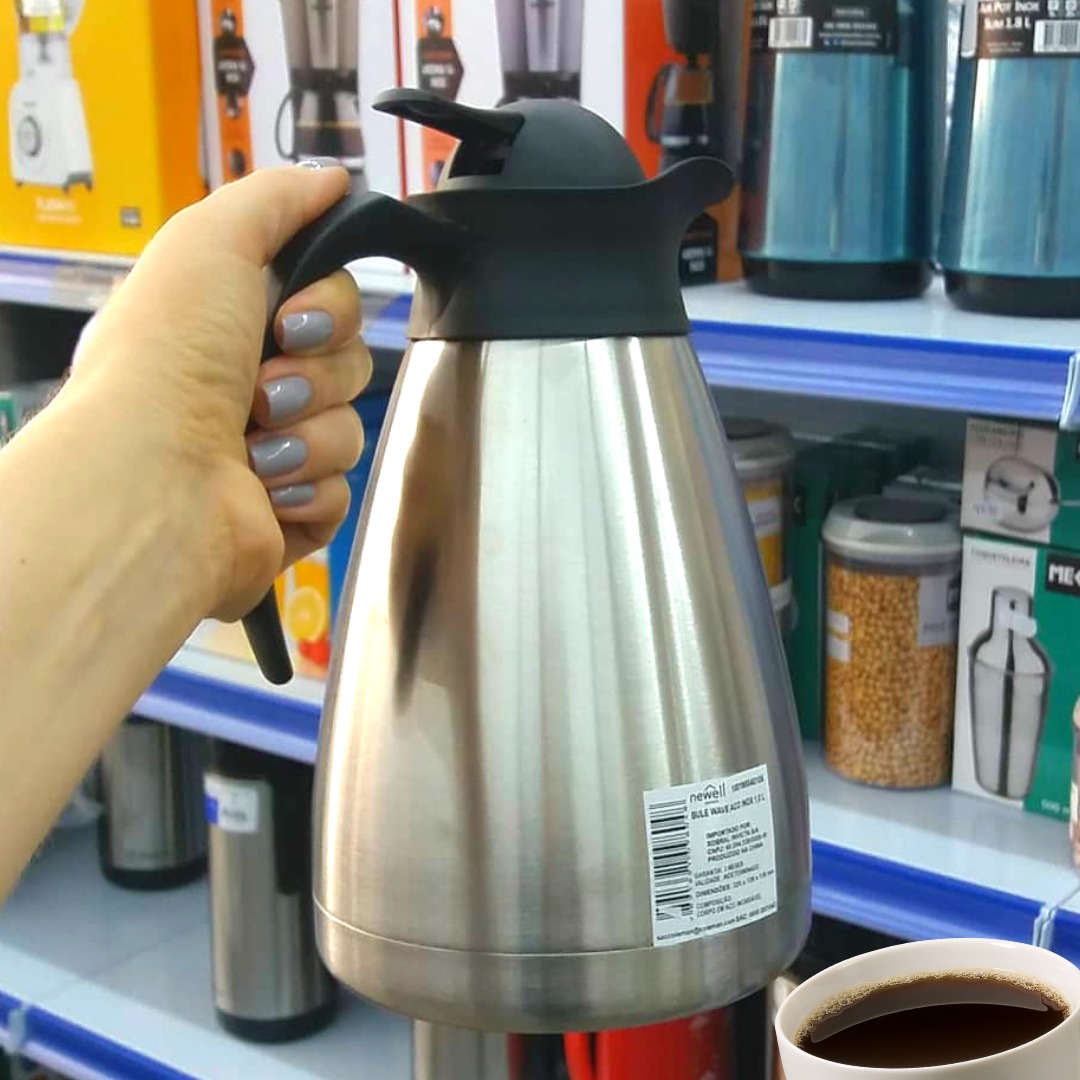Bule Wave Aço Inox 1L Invicta na Amazon