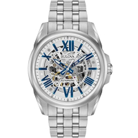 Bulova Relógio Masculino Clássico Sutton Automático Com 3 Ponteiros, 21 Joias, Reserva De Energia De 42 Horas na Amazon