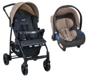 Burigotto Carrinho de Bebê com Bebê Conforto Ecco, Até 15 kg, Bege na Amazon