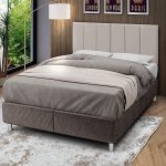 Cabeceira Cama de Casal Ofertamo Queen 1,60m – Bege Claro na Amazon