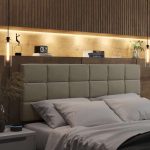 Cabeceira Cama de Casal Ofertamo Queen 1,60m – Bege Claro na Amazon