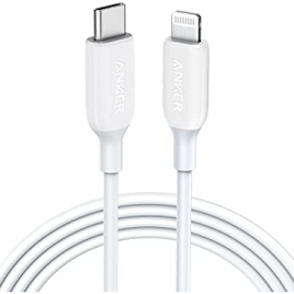 Cabo Anker USB-C para Lightning 1,8m na Amazon