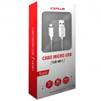 Cabo USB-Micro USB C3Plus CB-M11WH 1M Branco na Amazon