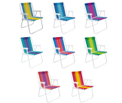 Cadeira Alta Aço Sortido – Mor na Amazon