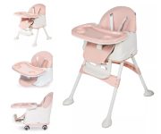 Cadeira de Alimentação Portátil Bebê Honey Maxi Baby (Rosa) na Amazon