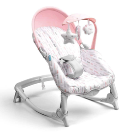 Cadeira de Descanso e Balanço Spice Dobrável 0-18kg Rosa Multikids Baby - BB293 na Extra