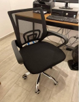 Cadeira De Escritorio Com Base Cromada Prizi Essencial – Preta na Magazine Luiza