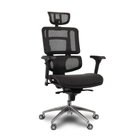 Cadeira De Escritório Comfy Ergofy Tela Mesh Preta, Base Giratória Em Alumínio, 10 Regulagens na Comfy