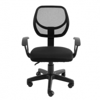 Cadeira De Escritório Diretor Giratória Preta - DIR-003 Otello na Magazine Luiza