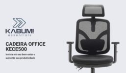 Cadeira de Escritório KABUM! essentials CE500, Preta – KECE500PT na KaBuM!