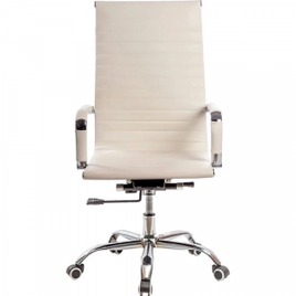 Cadeira de Escritório Presidente Branca - Office Basics na Americanas