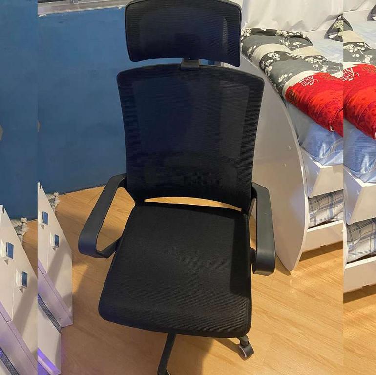 Cadeira de Escritório Presidente em Tela Mesh Haia Duoffice DU210 na Amazon