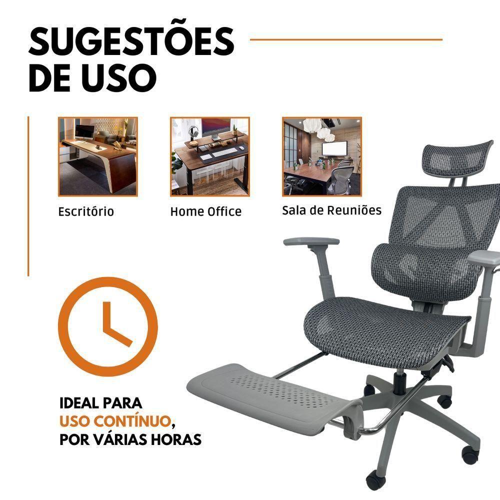Cadeira De Escritório Presidente Executiva Oficial Titan – Preto na Carrefour