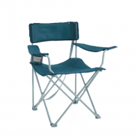 Cadeira Dobrável Camping Com Apoio De Braços Quechua Azul na Decathlon
