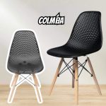 Cadeira Eames Design Colméia Eloisa Preta – Home Land na Magazine Luiza