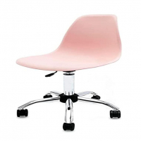 Cadeira Eames Office Cromado Cx 1 - Pp Rosa na Amazon