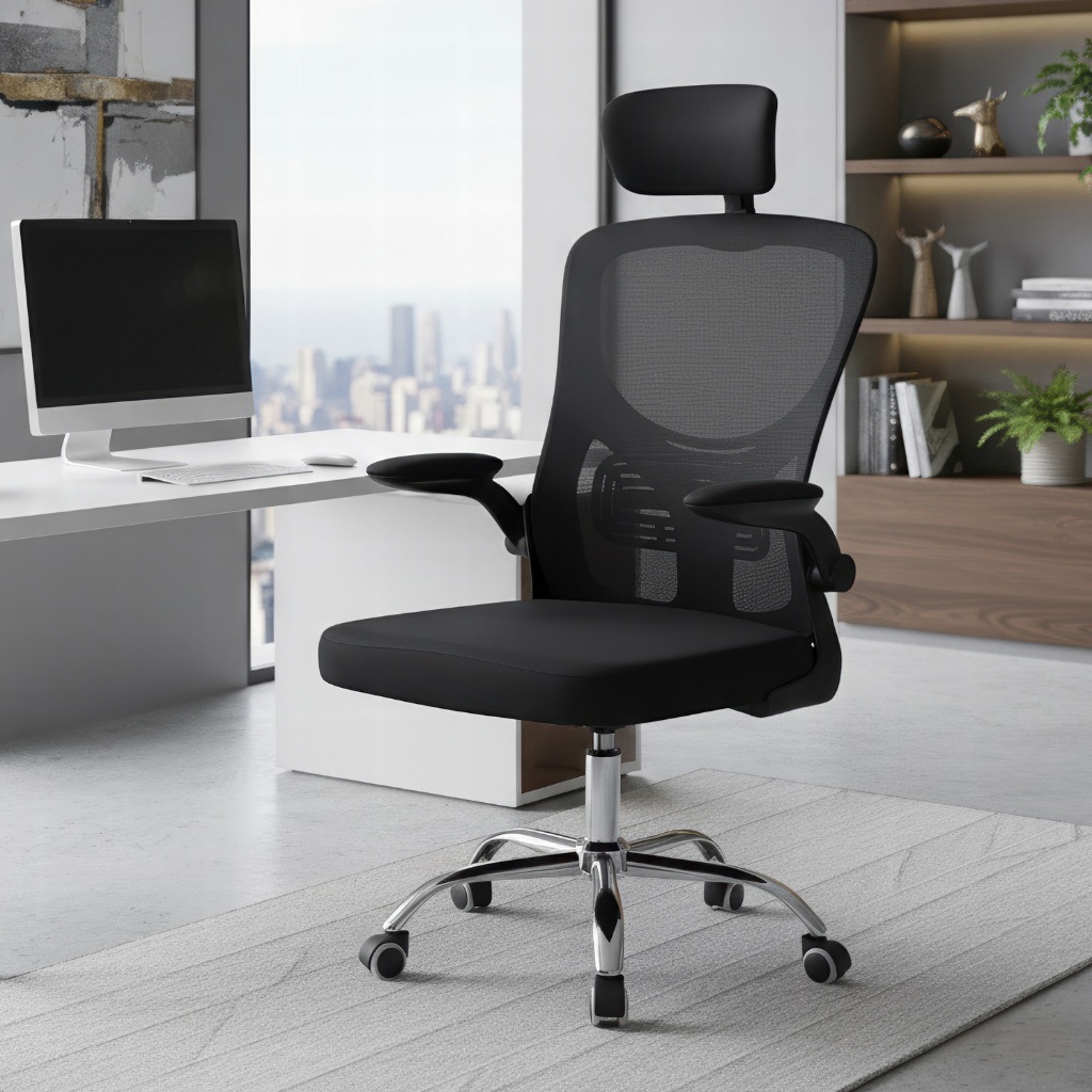 Cadeira Executiva para Reunião Ergonômica Base Giratória e Conforto Premium na Shopee