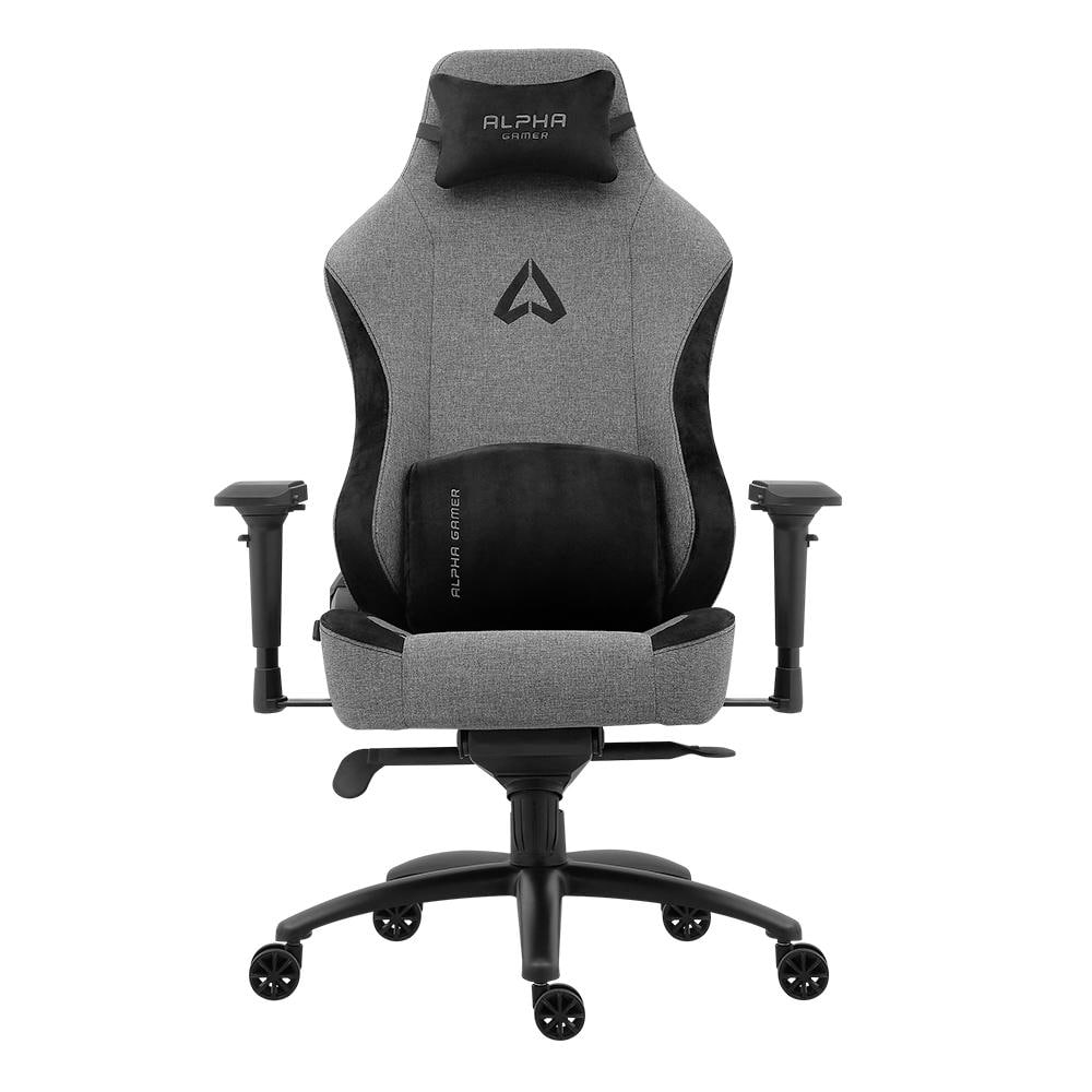 Cadeira Gamer Alpha Gamer Nebula Fabric, Até 150 kg, Apoio de Braço 4D, Reclinável, Cinza – AGNEBULA na KaBuM!