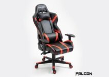 Cadeira Gamer Falcon, Cosmic, Vermelha na KaBuM!