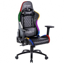 Cadeira Gamer Husky Gaming Blizzard RGB Preto Luz RGB Com Almofadas Reclinável - HBL-RGB na KaBuM!