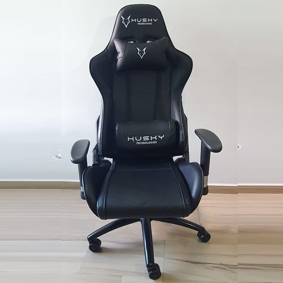 Cadeira Gamer Husky Gaming Storm, Preto, Com Almofadas, Reclinável, Descanso de Braço 2D – HST-BK na KaBuM!