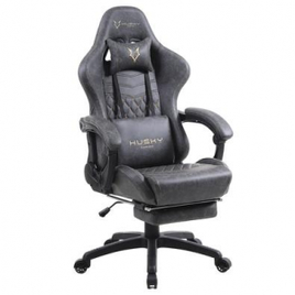 Cadeira Gamer Husky Gaming Tempest 700 Cinza Claro Com Almofadas Descanso Para Pernas Retrátil Reclinável - HGMA076 na KaBuM!