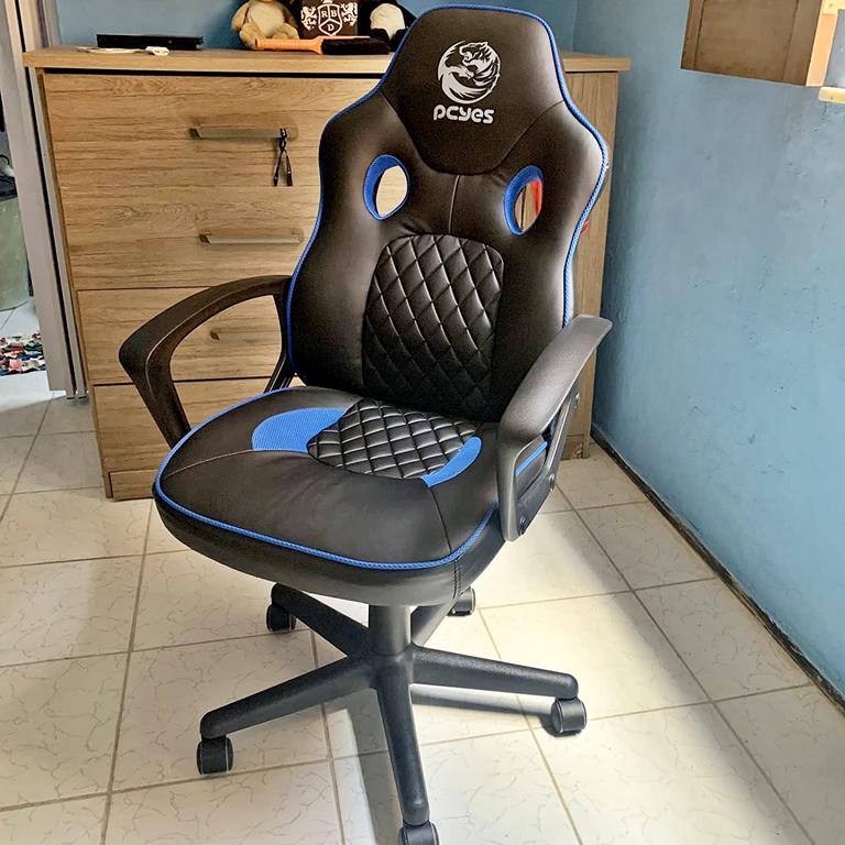 Cadeira Gamer Mad Racer Sti Master Preto Com Azul – MADSTIMSAZ – PCYES na Amazon