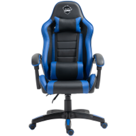 Cadeira Gamer Ninja Danzo Preto e Azul Suporta até 140KG na Terabyte Shop