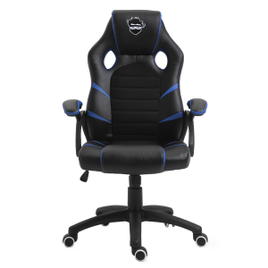 Cadeira Gamer Ninja Hiryu Preto e Azul Suporta até 140kg na Terabyte Shop