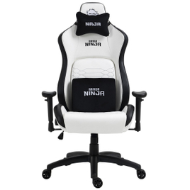 Cadeira Gamer Ninja Naja Reclinável Branco e Preto na Terabyte Shop