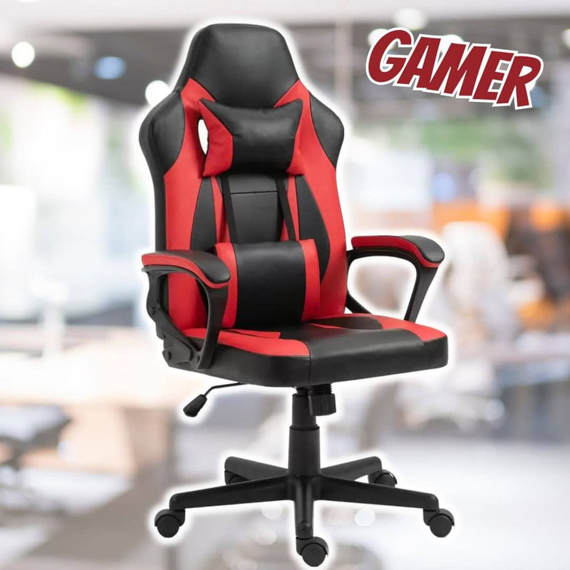Cadeira Gamer Otello Preto e Vermelho na Aliexpress