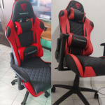 Cadeira Gamer Profissional TGC12 Preta/Vermelha THUNDERX3 na Amazon